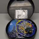 Snow-Chains Auto Fixing 1 Min Quick Fit Easy Installation Tire-Chains, Portable Reusable Universal Emergency Tire Traction Chain for Passenger Car, Pickup Trucks and SUV - Set of 2 (HKN-160)