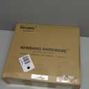 Matte Black Double French Door Handle Set, Halifax Exterior Door Lockset with Deadbolt&Lever, Reversible for Left&Right Handed