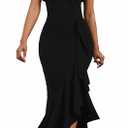 2026 Wedding Guest Dresses for Women Black Gowns Formal Evening Gala Mermaid Elegant Dresss M