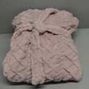 Long Robes with Hood for Women,Plush Fleece Hooded Robes for Women Winter Warm Housecoat L