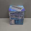 Portable Air Conditioner, 2200mAh Rechargeable 3 Powerful Speeds Mini Air Conditioner, LARGE WATER TANK Evaporative Air Cooler, Personal Space Cooler Humidifier, Small Portable AC Fan for Home