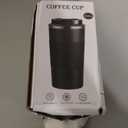 17oz Travel Coffee Cups Insulated Mug Thermal Tumbler to Go with Lid Leak Proof Reusable Stainless Steel Coffee Mug Spill Proof for Hot and Iced Cold Drinks (Red, 510ml) (17.2 Ounces)