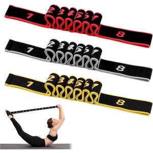 Fitness Resistance Bands with Handles, Fitness Resistance Band for Stretching and Yoga, Fashion Puller Exercise, Adjustable Bands for Full Body Stretching Shaping