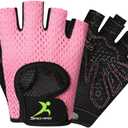 spacepower Workout Gloves - Lightweight Breathable Gym Gloves for Women & Men's Exercise (Pink)