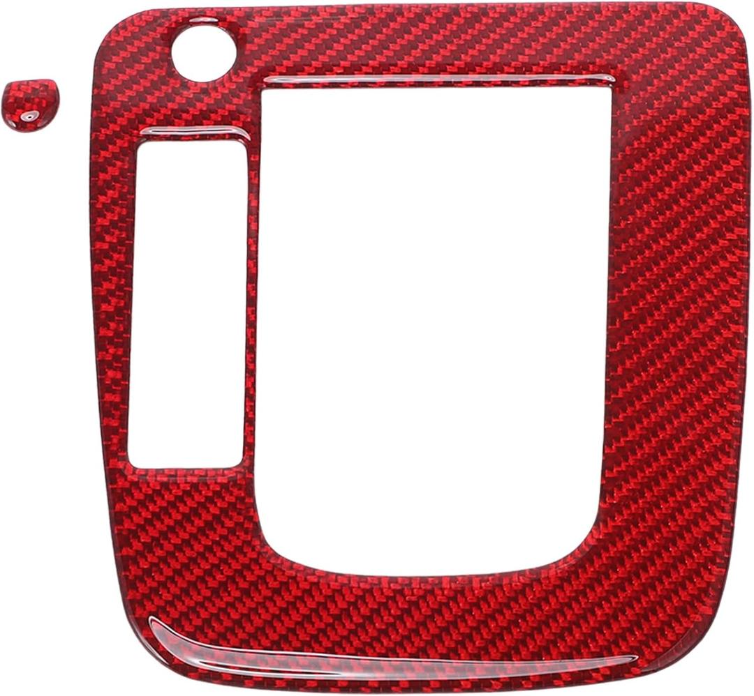 ABS Gear Shift Knob Button Cover for Subaru Impreza 2012-2014 Console Gear Panel Decal Trim Sticker Interior Accessories Red