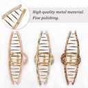 Big Butterfly Hair Accessories - 4.7" Acetate & Metal Clips for Women's Long, Thick Hair - 3 Pcs