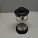 LemonRoad 4 Pack French Press Coffee Maker Borosilicate Glass Coffee Press Heat Resistant Stainless Steel Tea Maker for Travel Camping Kitchen Gifts Includes Pot Filters (34oz)