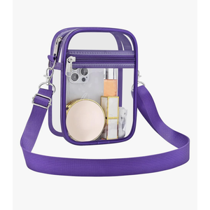 USPECLARE Clear Purse Stadium Approved CrossBody Bag for Men and Women