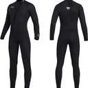 Wet Suits for Women Men Full Body 3MM Neoprene Wetsuit Diving Suit in Cold Water, Long Sleeves Front Zip Scuba Wetsuits One Piece Thermal Swimsuit for Surfing Snorkeling Kayaking Swimming Canoeing 3XL