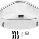 Sink Strainer Basket, Stainless Steel Triangle Kitchen Sink Strainer Basket for Sink Food Strainer, Corner Sink Strainer Basket for Food Strainer, Storage Rack