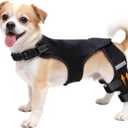 Dog Knee Braces for Torn ACL Hind Leg, Adjustable Dog Leg Braces for Back Leg with 4 Stabilizers for Luxating Patella Relieves Ligament Injury and Joint Pains(S)