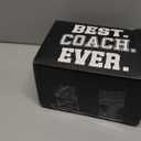 14 Pcs Coach Gifts for Men Whiskey Glass Set, Coaches Appreciation Gift with 11 Oz Whiskey Glass Coaster Stones Crystal Plaque Baseball Cap Socks Keychain Whistle, Best Coach Birthday Christmas Gift