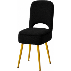 IBUYKE Small Storage Vanity Stool with Folding Backrest, 12.99" x 13.78" x 31.5" Square Teddy Velvet Ottoman, Makeup Chair for Living Room, 4 Metal Legs with Anti-Slip Feet, black WBD027J