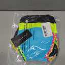 Zilcremo Women One Piece Swimsuit Tummy Control Slimming Bathing Suits Double Straps Color Block Swim Suit Swimwear (Small)