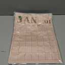 Gueevin 2026 Reusable Wall Calendar Undated Large Monthly Dry Erase Erasable Calendar Big 16 x 12 Inches for Wall Annual Blank Planner 12 Month No Year Planning Office Home(Morandi Minimalism)