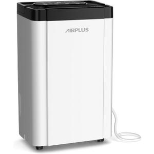 AIRPLUS 4,500 Sq. Ft. Dehumidifier 70 Pints for Basement and Home with Drain Hose, 0.8 gal Water Tank Capacity White
