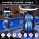 Solar Bug Zapper Outdoor and Indoor, Mosquito Fly Zapper for Home