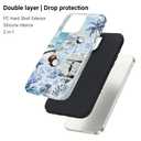 KANGHAR Magnetic Designed for iPhone 16 Pro Max Case, Cute Blue Summer