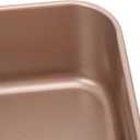 Square Cake Pan, Nonstick Deep Baking Sheet Square Baking Pan Stackable Thickened Carbon Steel Baking Sheet Dishwasher Safe For Brownie Cake Bread (Large)