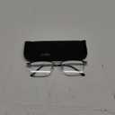 Natural Crystal Stone Lenses Reading Glasses with Clear Real Glass Lenses Blue Light Blocking & UV Protection IF2222