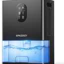 Dehumidifier, 106 OZ Water Tank (1000 sq.ft) Dehumidifiers for Home, Quiet Dehumidifier for Bathroom Bedroom Basement RV with Timer Setting, Auto Shut Off, 7 Colors LED Light, Sleep Modes, Black