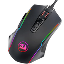 Redragon Gaming Mouse, Wired Mouse Gaming with 8000 DPI, PC Gaming Mice with Fire Button, RGB Backlit Programmable Ergonomic Mouse Gamer, Rechargeable, 70Hrs for Windows, Mac Gamer, Black