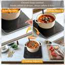 Singlehomie Smart Induction Cooktop with Bluetooth Probe, Portable Countertop Burner with Auto Temperature Control & Real-Time Food Temp Display, 0.9" Ultra-Thin, 1200W Boost, Timer, Safety Lock
