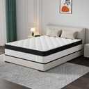 Full Size Hybrid Mattress 12 Inch - Medium Firm Memory Foam and Pocket Spring Mattress in a Box - Cooling Gel Bed with Pressure Relief & Motion Isolation - Fiberglass Free - CertiPUR-US Certified