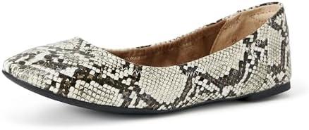 Amazon Essentials Women's Belice Comfortable Slip-On Ballet Flats Shoes 7W