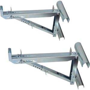 Ladder Jacks Scaffold Bracket, Two-Rung Short Body Extension Ladder Jack for Working Stage (1 Pair)