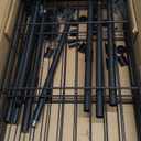 IZEUK 3 Tier Shelf, Heavy Duty Steel Wire Shelving Unit for Home, Kitchen, Laundry Room Organization, Office Storage Rack (17.7" W x 11.8" D x 26.3" H, 450LBS, Grey)