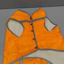 Dog Winter Coat with Fleece Lining for Large Dogs Warm Waterproof Windproof Snow Vest for Cold Weather, Reflective Blaze Orange Safety Dog Jacket, Easy-On Adjustable Fit with D Ring, XXL