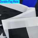 Embroidery Stars Thin Blue Line Police American flag 3x5 Heavy Duty Honoring Law Enforcement Officers FlagsUV Protected Fade Embroidered Blue Striped American Flag Outdoor Super Durable