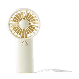FINEDAYS Handheld Fan,Personal Rechargeable Hand Fan Portable Small Fan with 3 Speeds USB Rechargeable Hand Fan summer electric mini electric fan (White2)