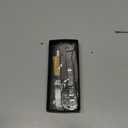 Dispatch Iris | Silver 3.9 inch Pocket Knife for Men, EDC Folding Knife for Camping Survival Hiking Outdoor with Brushed Stainless Steel Handle, Liner Lock