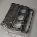 Drink Carrier with Handle, Reusable & Sturdy - for Large Beverages & Food Delivery Use (Black)