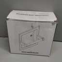 Polished Chrome Recessed Toilet Paper Holder, Bathroom Wall Mount Recessed Pivoting Toilet Tissue Roll Paper Holder Include Rear Mounting Bracket