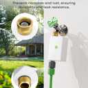 meross WiFi Water Hose Timer, Smart Sprinkler Timer with Brass Inlet & Outet, Work with Apple Homekit, Alexa & Google Assistant, Water Valve for Lawn, Garden, Yard and Pool, MSH400/MSH450 Hub Required