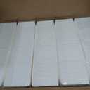 1000-Pack BloominGoods Disposable Bathroom Napkins | Linen-Feel Guest Towels, Made In USA | Cloth-Like Hand Tissue Paper, White, 12" x 17"