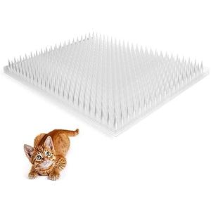 Zipcase 16 Pack Cat Repellent Deterrent Outdoor Scat Mat with Tape for Cats, Dogs, Pests Covers 24 Sq.ft, 16 x 13 Inches
