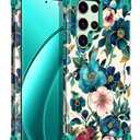 Hekodonk for Galaxy S22 Ultra Case,Three Layer Heavy Duty Shockproof Protection Hard Plastic+Soft Silicone Full Body Drop Protective Case for Samsung Galaxy S22 Ultra,All Green