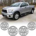 Wheel Covers Skin for 2007-2021 Toyota Tundra Steel Wheels, ABS Plastic Chrome 18 Inch Covers Hubcap for 07-21 Tundra Set of 4