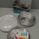 TeamFar 8 Inch Cake Pan, Stainless Steel Tiers Round Baking Cake Pans with Lids, Healthy & Heavy Duty, Dishwasher Safe & Easy Clean, Mirror Polish & Smooth Edge, Set of 4 (2 Pans + 2 Lids)