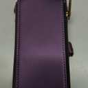 Defencase for Galaxy S25 Ultra Case Wallet with RFID Blocking Card Holder for Women Men, PU Leather Magnetic Snap Flip Wrist Strap Zipper Wallet Phone Cases for Samsung Galaxy S25 Ultra 6.9", Purple