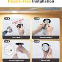 Ensenior 12 Pack 3 Inch LED Recessed Ceiling Light, Dimmable, 2700K-5000K 5CCT, 500LM 6W 120V, High Brightness Canless Wafer Downlight - ETL&FCC&IC