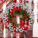 2 x Haneye 14 Pack 7.8 Inch Christmas Sliver Berry Stems for Christmas Tree, Glitter Berry Picks, DIY Wreaths, Crafts, Home & Wedding Decorations