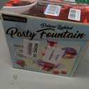 Nostalgia LPF230 3-Tier Lighted Party Fountain, Holds 1.5 Gallons, LED Lighted Base, Includes 8 Reusable Cups