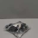 2pcs Bow Ties Bling Cute Dog Harness with Lead for Dog - Black - L