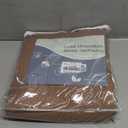 Cappuccino Curtains 63 Inches Long 2 Panel Sets for Living Room Bedroom, Light Filtering Linen Drapes for Kitchen Windows Rod Pocket or Back Tab Curtain,Semi Sheer 52x63