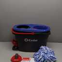 O-Cedar RinseClean Spin Mop & Bucket System + 2 Extra Mop Heads| Clean with Clean Water | Removes 99% of Bacteria (Rinseclean Spin Mop & Bucket + 2 Extra Refills)